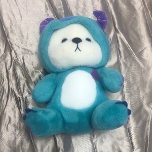Plush Teal Bear Stuffed Animal - Soft Kids Toy